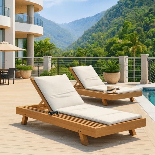 Majesty Sunlounger with Adjustable backrest 1 Majesty Sunlounger with Adjustable backrest