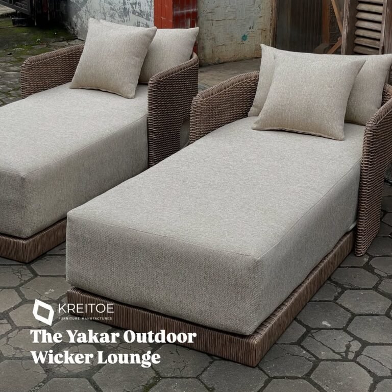 Luxury Sunlounger Yakar Outdoor Wicker