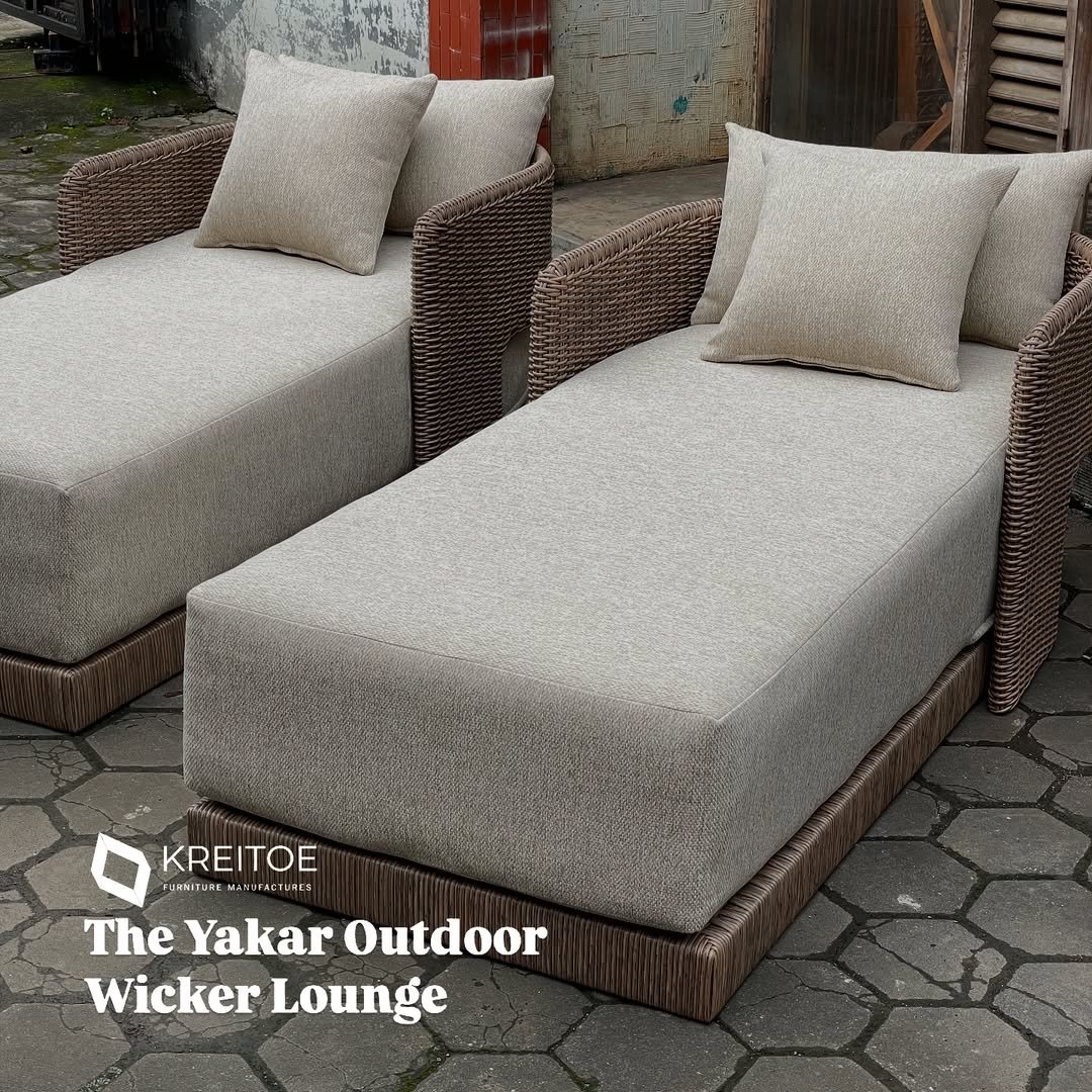 Luxury Sunlounger Yakar Outdoor Wicker
