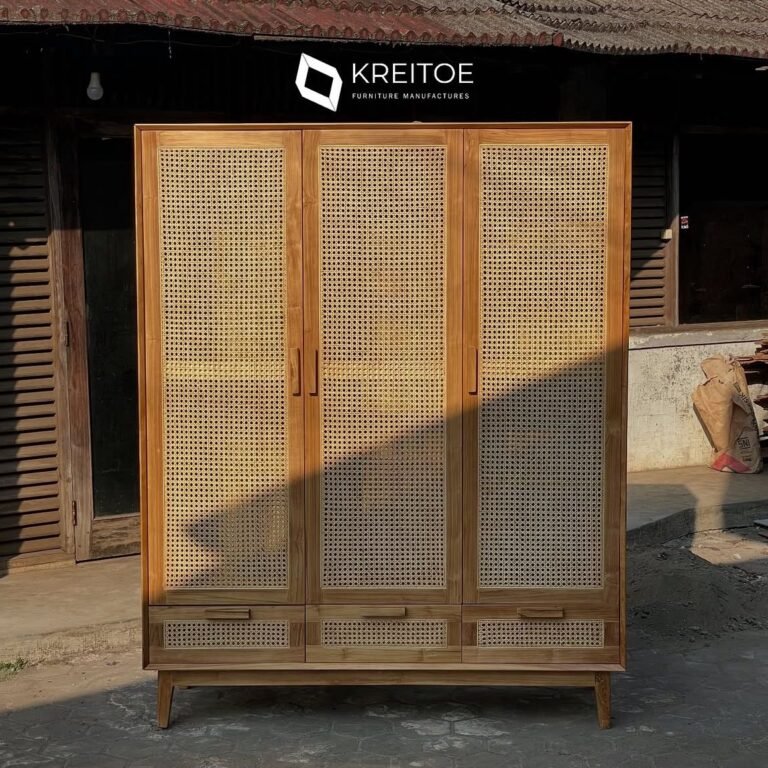 3 Door Japandi Wardrobe