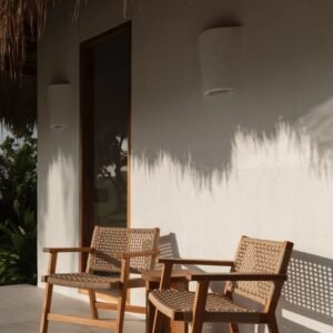 Transform Your Balcony into a Relaxing Retreat with a Solid Wood Lounge Chair