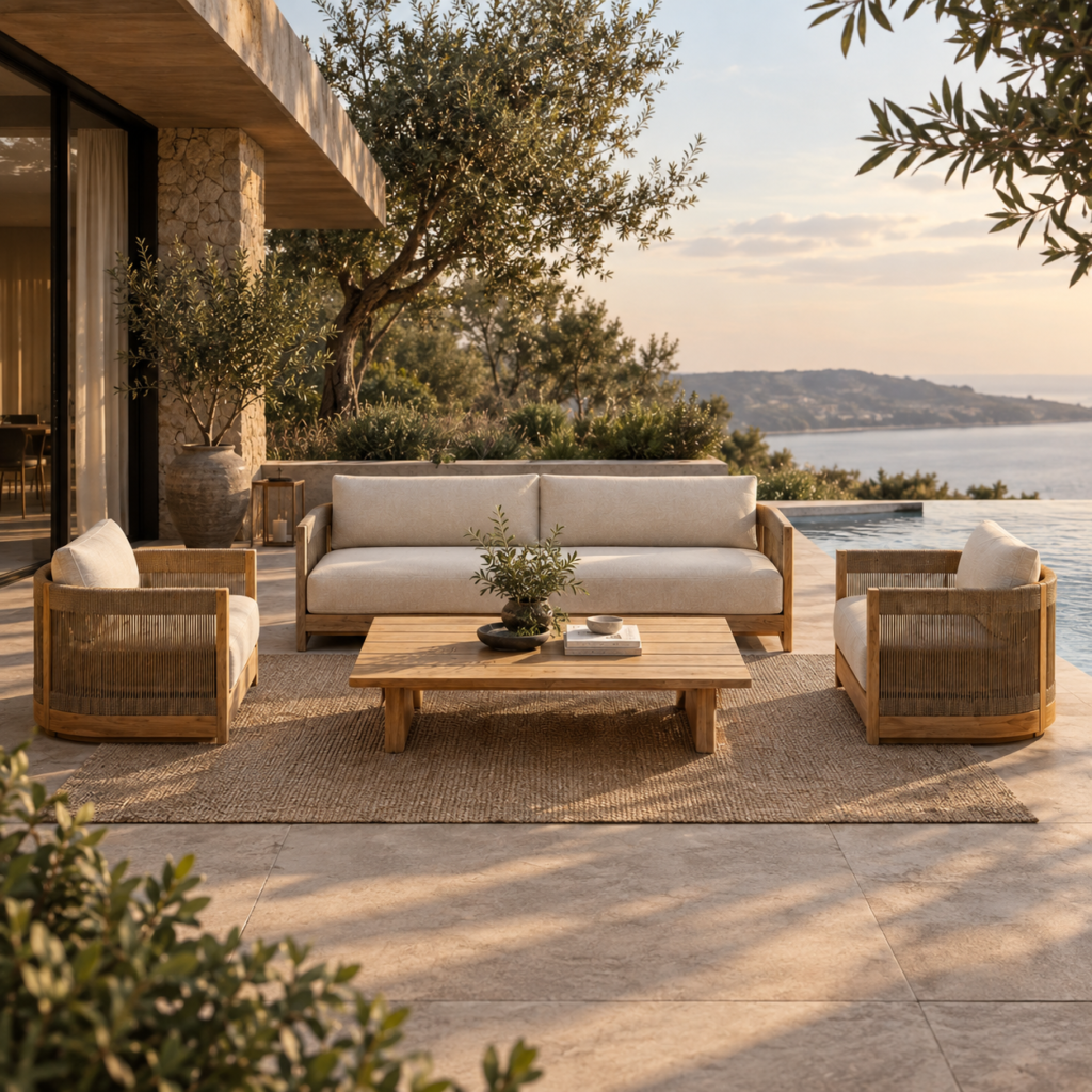 Outdoor Teak Sofa
