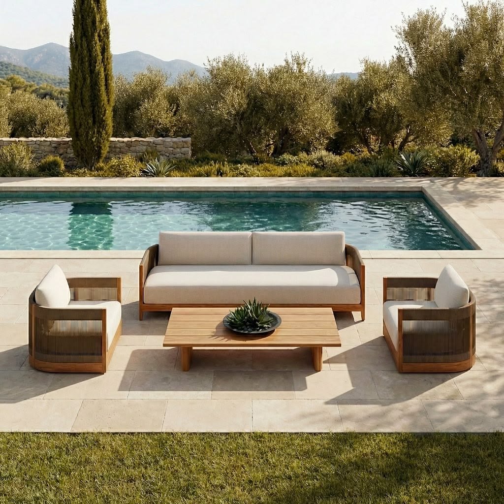 Outdoor Teak Sofa
